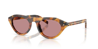 Prada Pr B15s Women Havana Squared Sunglasses