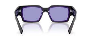 Prada PR B17S men Black Rectangle Sunglasses