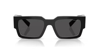 Prada PR B17S men Black Rectangle Sunglasses