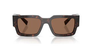 Prada PR B17S men Havana Rectangle Sunglasses
