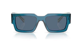 Prada PR B17S men Blue Rectangle Sunglasses