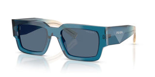Prada PR B17S men Blue Rectangle Sunglasses