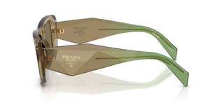 Prada Pr B18s Women Brown Squared Sunglasses