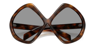 Prada Pr B21s Women Havana Butterfly Sunglasses