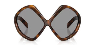 Prada PR B21S women Havana Butterfly Sunglasses