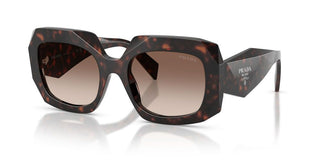 Prada Pr B23s Women Havana Geometric Sunglasses