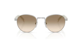 Prada Pr B52s Women Silver Oval Sunglasses