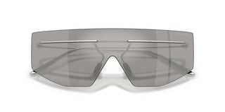 Prada Pr B55s Men Silver Geometric Sunglasses