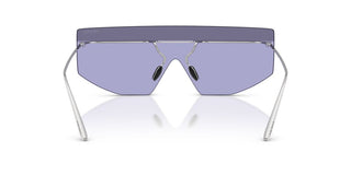 Prada Pr B55s Men Silver Geometric Sunglasses