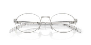 Prada Pr B55v Women Silver Round Eyeglasses