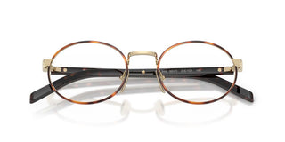 Prada Pr B55v Women Havana Round Eyeglasses