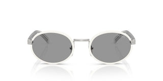 Prada Pr B56s Women White Round Sunglasses