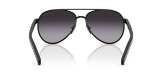 Prada Pr B57s Women Black Pilot Sunglasses
