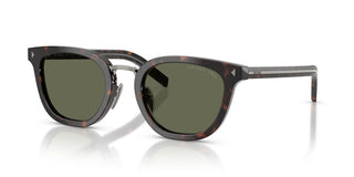 Prada PR C01SD men Havana Geometric Sunglasses