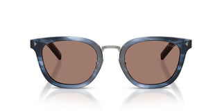 Prada PR C01SD men Havana Geometric Sunglasses
