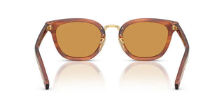 Prada PR C01SD men Brown Geometric Sunglasses