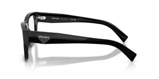 Prada PR C01V men Black Squared Eyeglasses
