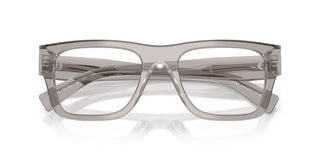 Prada PR C01V men Grey Squared Eyeglasses