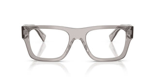 Prada PR C01V men Grey Squared Eyeglasses