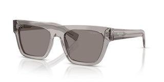 Prada PR C03S men Grey Geometric Sunglasses