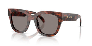 Prada PR C04S women Havana Geometric Sunglasses