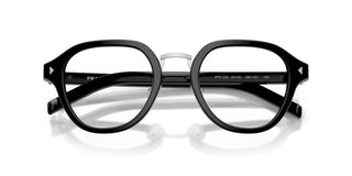 Prada PR C05V men Black Round Eyeglasses