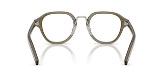 Prada PR C05V men Brown Round Eyeglasses