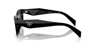 Prada PR C06S women Black Rectangle Sunglasses