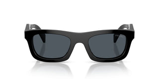 Prada PR C06S women Black Rectangle Sunglasses