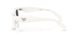 Prada PR C06S women White Rectangle Sunglasses