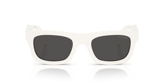 Prada PR C06S women White Rectangle Sunglasses