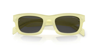Prada PR C06S women Yellow Rectangle Sunglasses