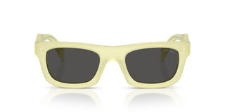 Prada PR C06S women Yellow Rectangle Sunglasses