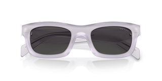 Prada PR C06S women Grey Rectangle Sunglasses