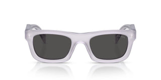 Prada PR C06S women Grey Rectangle Sunglasses