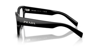 Prada PR C06V women Black Oval Eyeglasses