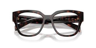 Prada Pr C06v Women Havana Oval Eyeglasses