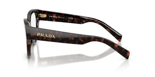 Prada Pr C06v Women Havana Oval Eyeglasses