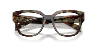 Prada PR C06V women Brown Oval Eyeglasses