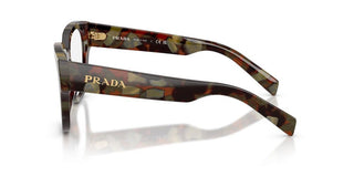 Prada PR C06V women Brown Oval Eyeglasses