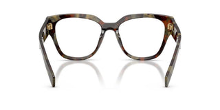 Prada PR C06V women Brown Oval Eyeglasses