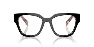 Prada Pr C06v Women Black Oval Eyeglasses