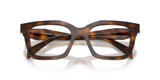 Prada PR C08V women Havana Squared Eyeglasses