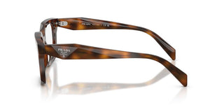 Prada PR C08V women Havana Squared Eyeglasses
