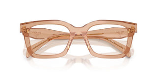 Prada Pr C08v Women Brown Squared Eyeglasses