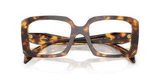 Prada PR C09V women Havana Rectangle Eyeglasses