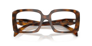 Prada PR C09V women Havana Rectangle Eyeglasses