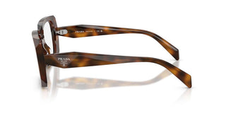 Prada PR C09V women Havana Rectangle Eyeglasses