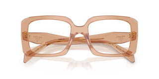 Prada Pr C09v Women Brown Rectangle Eyeglasses