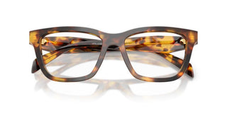 Prada PR C10V women Havana Squared Eyeglasses